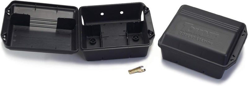 TOMCAT Rodent Station, Each Box Includes 1 Rodent Station with 4 Bait Securing Rods and 1 Security Key, Use Indoors or Outdoors, 2-Pack - Image 4